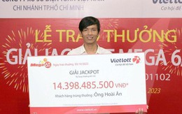 Người nhận giải Jackpot không đeo mặt nạ đã nhận thưởng Jackpot 2 của Vietlott