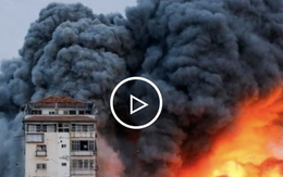 Cận cảnh quân đội Israel phá nát hệ thống phát hiện máy bay của Hamas