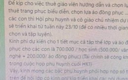 Xôn xao thông tin thu 700.000 đồng/học sinh phục vụ Ngày nhà giáo Việt Nam