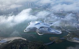 Lạc vào thế giới khoa học viễn tưởng bên trong bảo tàng nổi khổng lồ ở Trung Quốc