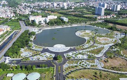 Mãn nhãn với công viên gần 100 tỷ sắp hoàn thiện chào mừng 20 năm thành lập quận Long Biên