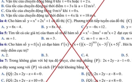 Giả mạo Bộ GD&ĐT công bố đề tham khảo thi tốt nghiệp THPT 2025