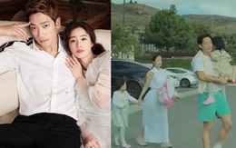 Clip HOT: Bắt gặp Kim Tae Hee - Bi Rain đưa đón 2 con gái ở Mỹ, có gì mà khiến netizen rần rần