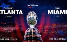 Copa America 2024: Atlanta đăng cai trận khai mạc, chung kết tại Miami