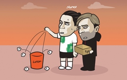 Biếm họa 24h: Darwin Nunez "tấu hài" khiến Liverpool nhận cái kết "đắng lòng"