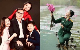 Nam thần màn ảnh 2 vợ chồng đều mang quân hàm Đại tá, là cặp "trai tài gái sắc" hạnh phúc của showbiz Việt