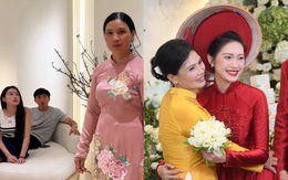 Doãn Hải My vui vẻ cùng mẹ chồng đi chọn áo dài, dâu ngoan thế này bảo sao Đoàn Văn Hậu lại mê