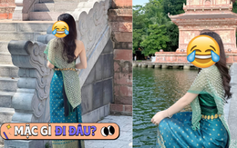 Mặc trang phục Thái Lan để check-in tại Ninh Bình: Đẹp thì có đẹp, nhưng đang đánh mất bản sắc?