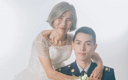 Chàng trai 24 tuổi chụp ảnh cưới với cụ bà 85 tuổi, câu chuyện phía sau của "hai con người không cùng máu mủ" này khiến ai cũng ngậm ngùi