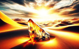 Thủy tinh vàng sa mạc bật mí lịch sử kinh hoàng của Trái đất 29 triệu năm trước