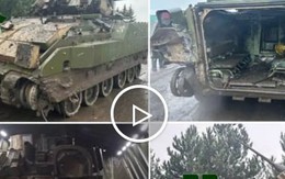 Xuất hiện video về ‘nghĩa trang’ xe chiến đấu Bradley ở Ukraine