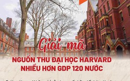 Đại học Harvard 'thu tiền' từ đâu mà giàu hơn 120 nền kinh tế thế giới?