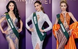 90 thí sinh Miss Earth 2023 ra mắt khán giả Việt Nam, khoe nhan sắc quyến rũ với trang phục dạ hội