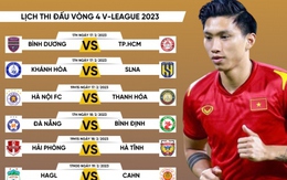 Lịch thi đấu vòng 4 V-League 2023: HAGL so tài CAHN