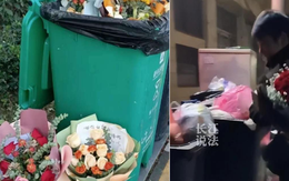 Tình hình thùng rác sau ngày Valentine gây tranh cãi, dân tình còn lập hội rủ nhau đi nhặt lại hoa