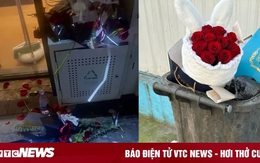 Nhặt hoa ở thùng rác sau ngày Valentine, cô gái nhận được điều bất ngờ