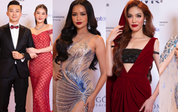 Thảm đỏ Chung kết Miss Charm 2023: Lan Khuê nổi bật bên dàn Hoa hậu quốc tế, vợ chồng Ngân Anh tình tứ