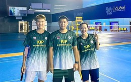 Thùy Linh, Tiến Minh, Đức Phát, Vũ Thị Trang, Anh Thư đấu giải cầu lông tại Thái Lan