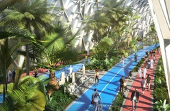 Dự án phố đi bộ trang bị điều hòa dài 93 km ở Dubai