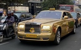Chịu chơi như triệu phú giàu nhất Ấn Độ: Dùng chiếc Rolls Royce Phantom dát vàng 1,3 triệu USD làm taxi công cộng, gây choáng với khối tài sản gần 100 triệu USD