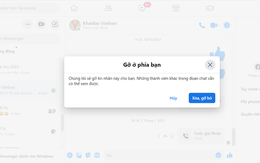 Facebook Messenger bất ngờ không thu hồi được tin nhắn