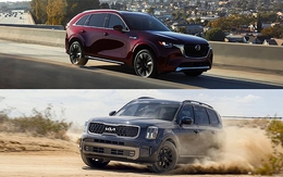 Mazda CX-90 vs Kia Telluride: SUV Nhật 'cận sang' mạnh và đắt đấu hàng hot của Hàn, về nước dễ khiến khách Việt đắn đo lựa chọn