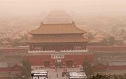 Bão cát 'nhuộm vàng' bầu trời thủ đô Bắc Kinh của Trung Quốc