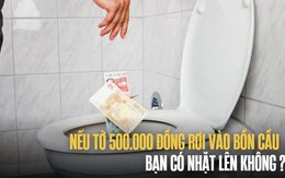 Hỏi: Nếu tờ 500.000 đồng rơi vào bồn cầu, bạn có nhặt lên không? Nam ứng viên trả lời được nhà tuyển dụng khen EQ cao, lập tức có việc ngay