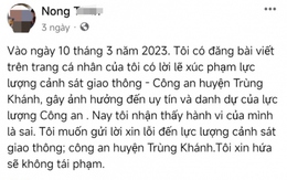 Xử phạt thanh niên xúc phạm lực lượng công an trên mạng xã hội