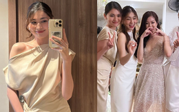 Á hậu Thùy Dung cùng chồng dự đám cưới đối thủ ở Hoa hậu Quốc tế 2017