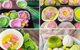 Chị em săn mua bánh trôi hình hoa siêu đẹp mắt cho ngày Tết Hàn thực