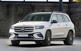 Ảnh Mercedes-Benz GLS 2024 đầu tiên trước ngày ra mắt: Trông chẳng khác mấy bản cũ nhưng hãng khẳng định có 3 thứ mới