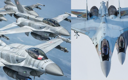 Su-35 cơ động đối đầu F-16 khiến Lầu Năm Góc báo động