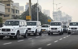 Đoàn xe 10 chiếc Mercedes-AMG G63 và Range Rover của đội vệ sĩ tháp tùng tỷ phú giàu nhất châu Á: Giá gần 4 triệu USD, thị uy trên đường phố