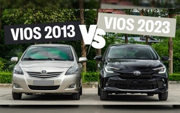 Tôi mang Vios 2013 của nhà ra so kè Toyota Vios 2023 vừa ra mắt: 10 năm vừa thêm, vừa bớt, bạn về phe nào?