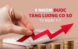 9 nhóm được tăng lương cơ sở từ ngày 1-7