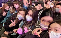 Angelababy khoe nhan sắc bất chấp cam thường khi đi xem concert BLACKPINK