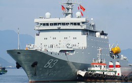 Hình ảnh tàu huấn luyện Hải quân Trung Quốc cập cảng Tiên Sa thăm TP Đà Nẵng