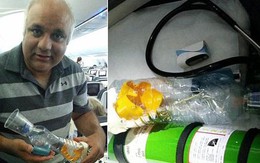 Vị bác sĩ chế máy thở từ vỏ chai nước lọc, thành công cứu sống bệnh nhi nguy kịch trên chuyến bay xuyên Đại Tây Dương