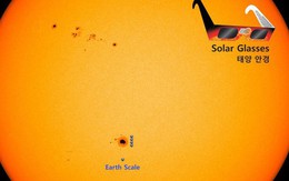 Mặt Trời "thủng lỗ" to gấp 4 lần Trái Đất, nhìn thấy bằng mắt thường