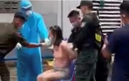 Người phụ nữ bị cưỡng chế test COVID-19 xin hoãn phiên tòa