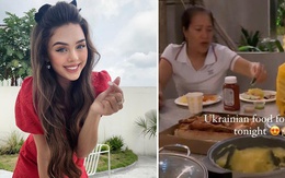 Dianka - vợ thủ môn Bùi Tiến Dũng trổ tài dâu đảm, rất được lòng bố mẹ chồng