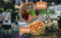"Toát mồ hôi" khi nghe giá ăn uống tại phố đi bộ Nguyễn Huệ: cá viên chiên 500k, ly trà đắt ngang ngửa những thương hiệu lớn