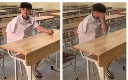 Hà Nội: Nam sinh gãy chân tay được bạn chép hộ bài thi lớp 10