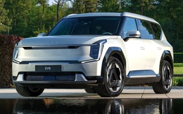Ô tô điện Kia EV9 tiếp tục lộ diện hình ảnh rõ nét trước khi ra mắt