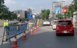 Tháo rào trên đường Kim Mã sau gần 3 năm thi công ga ngầm đường sắt Nhổn - ga Hà Nội