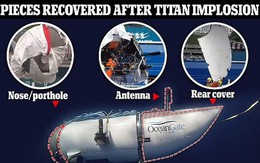 Những mảnh vỡ của tàu lặn Titan làm giới chuyên gia kinh ngạc