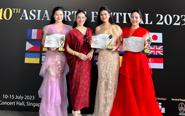 Học trò Tân Nhàn giành 3 cúp vàng Liên hoan Nghệ thuật Châu Á 2023