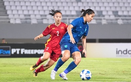 U19 nữ Việt Nam thua sát nút U19 nữ Thái Lan