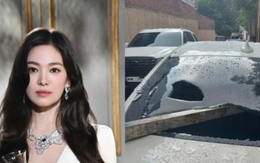 Song Hye Kyo dính lùm xùm khi xây nhà: Thanh thép rơi trúng xe ô tô, đại diện phải lên tiếng